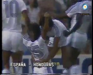 ESPAÑA-HONDURAS (MUNDIAL ESPAÑA 1982) / JUNIO 1982 - TV. ARGENTINA