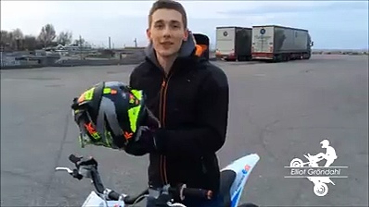 Elliot Grondahl - Electric KTM circles fun!