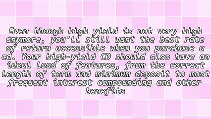 These Certificates Of Deposit Are Tops In Class