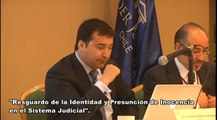 Presentación de juez de Tribunal de Juicio Oral en lo Penal de Arica Guillermo Rodríguez G.