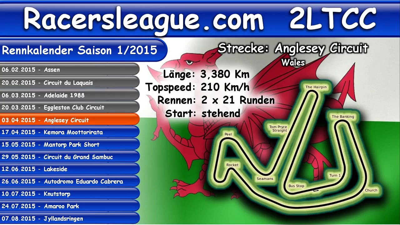 racersleague 2LTCC Lauf 05 Anglesey