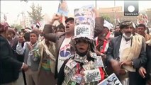 Yemen: Saleh supporters protest against Saudi-led air strikes