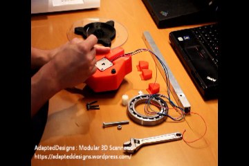 Modular 3D Scanner Motor block