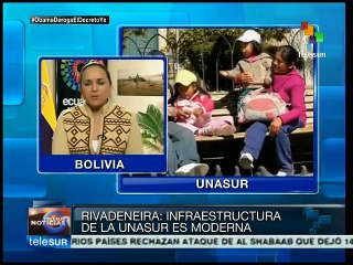 Rivadeneira: parlamento de UNASUR beneficiará integración de la región