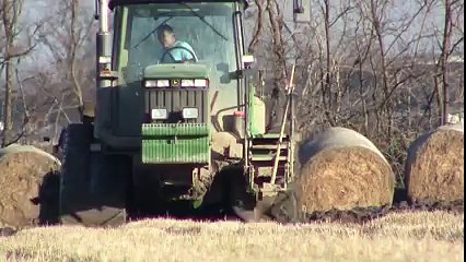 John Deere 8200T Çamurla imtihanı