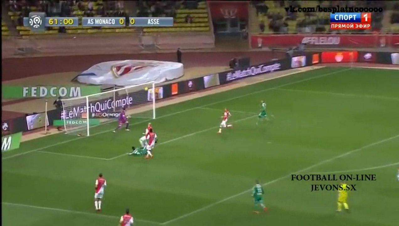 Monaco 1 - 1 Saint Etienne All Goals and Full Highlights 03/04/2015 - Ligue 1