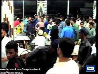 Dunya News-Karachi: PTI, MQM workers clash after face off