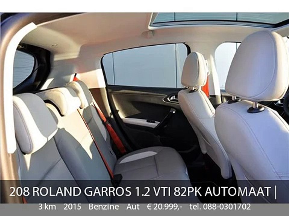 Peugeot 208 ROLAND GARROS 1.2 VTI 82PK AUTOMAAT | RIJKLAARPR