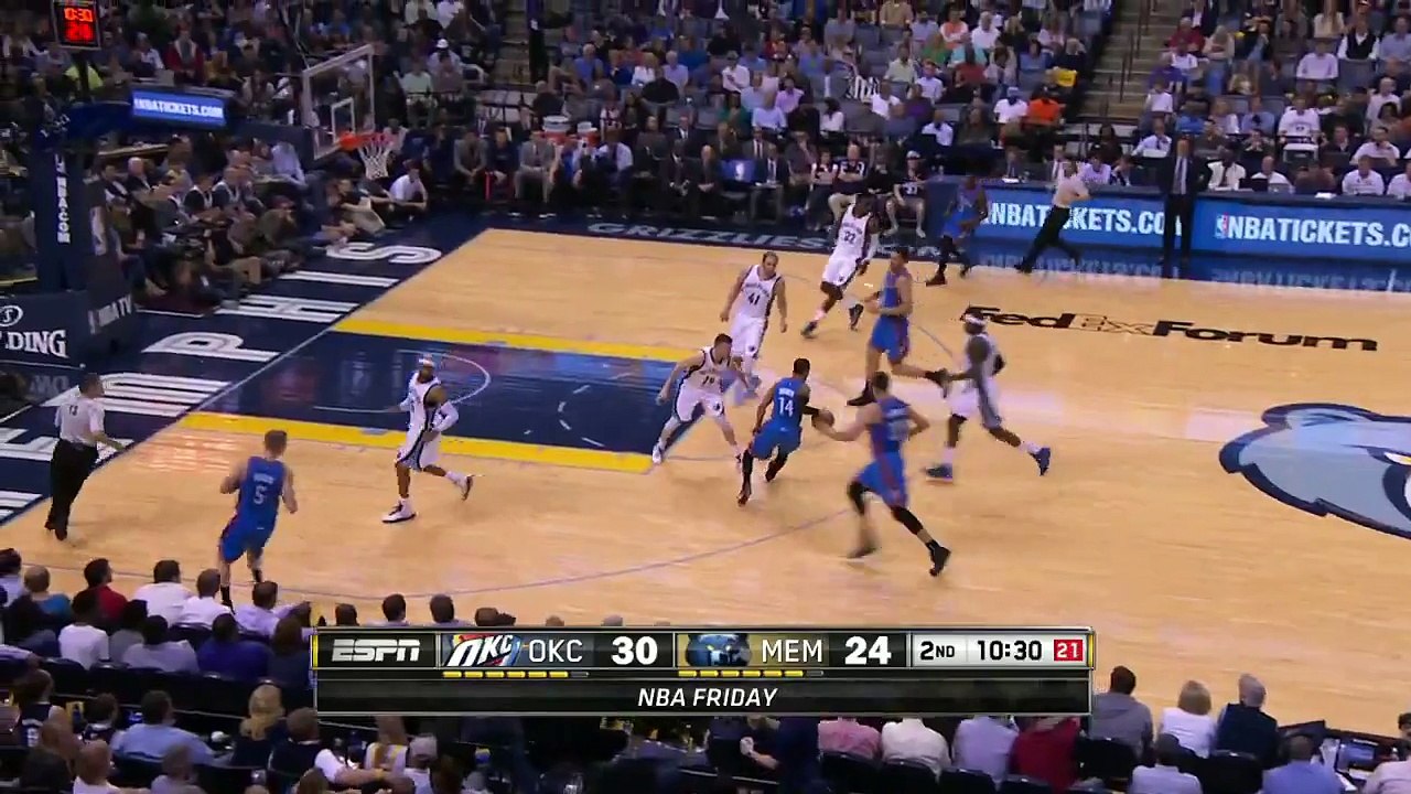 Zach Randolph écrase D.J. Augustin