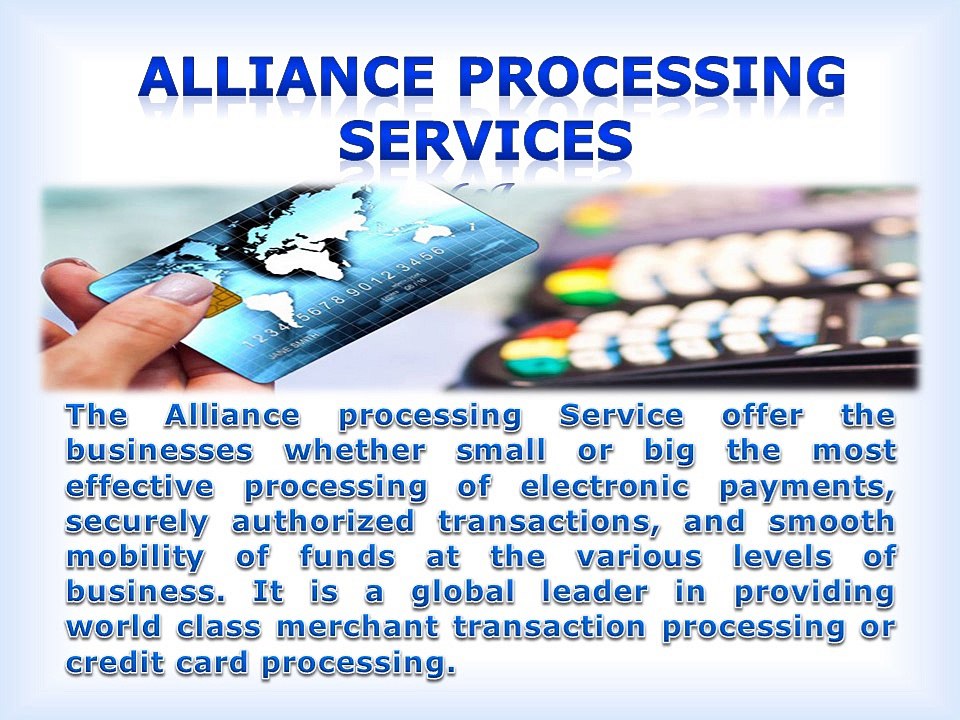 Alliance Processing  Merchant Services