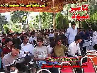 Addressing in Peace Conference 30 Sep 2013, venue Rest house athmuqam