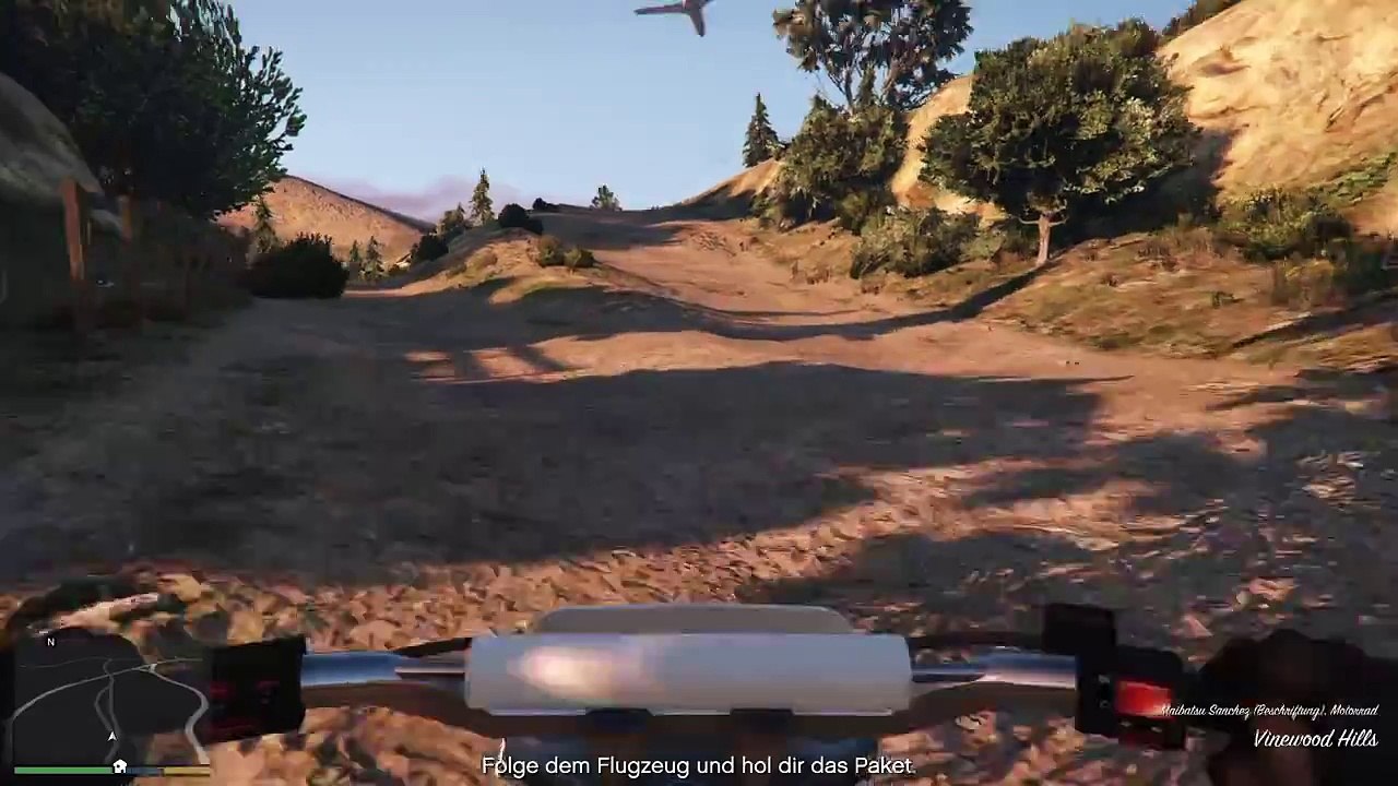 GTA 5 Grand Theft Auto V PS4 Gameplay - Flugzeugabsturz HD