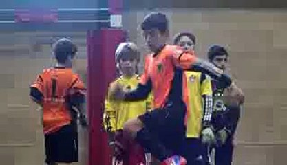 Amazing 9 year old soccer goalkeeper! Dino Bontis.3gp