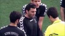 Tough Fight In Greece On A Football Match