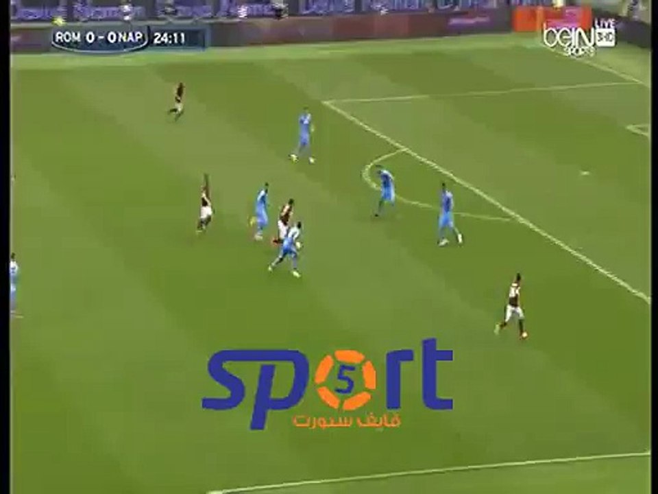 الهدف الاول روما فى نابولى