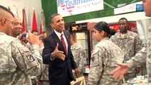 President Obama Visits Troops at Fort Bliss