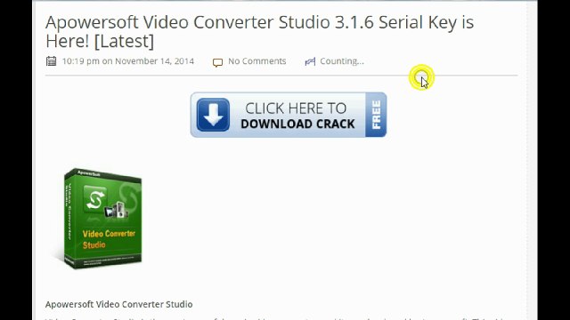 Apowersoft Video Converter Studio 3.1.6 Serial Key is Here! [Latest]