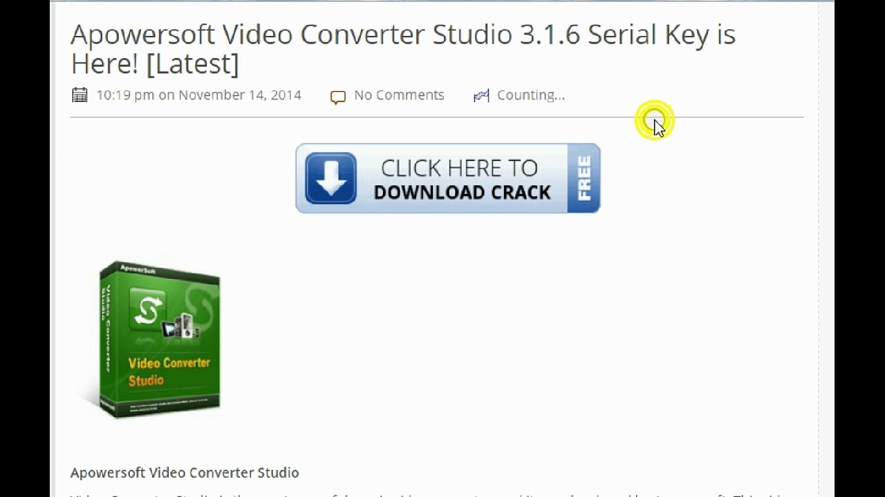 Apowersoft Video Converter Studio 3.1.6 Serial Key is Here! [Latest]