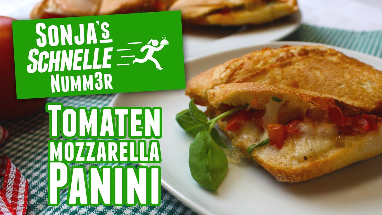 Rezept - Tomaten-Mozzarella-Panini (Red Kitchen - Folge 321)