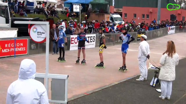 2015 Pibrac 1/4 finales 500m Cadet Junior Fille/Garçon -