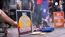 تظاهرات ضد اسلامی و برخورد با مخالفان نژاد پرستی در استرالیا