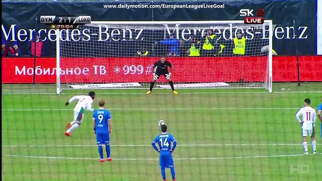Manuel Fernandes 2:2 Penalty Kick | Dinamo Moscow - Lokomotiv Moscow 04.04.2015 HD