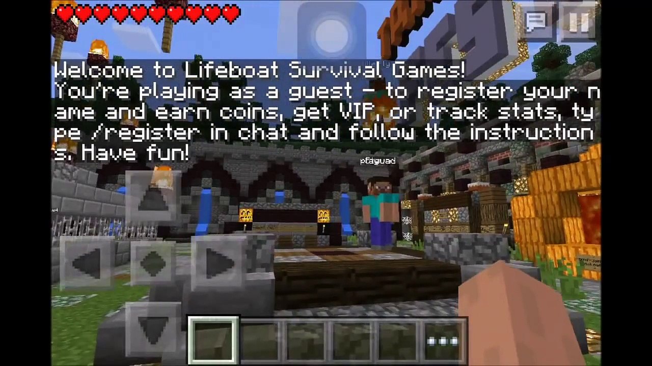 Minecraft PE[10.5] - Lifeboat server