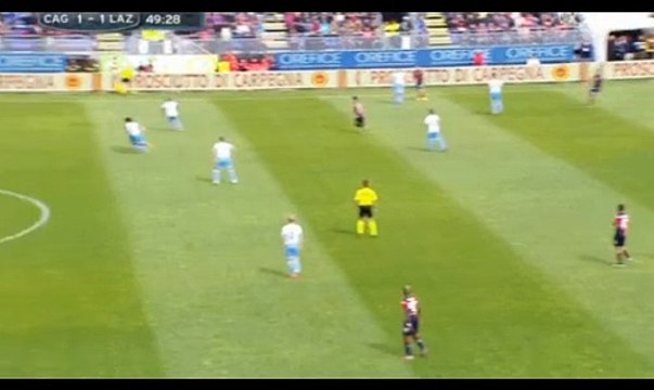 Marco Sau Goal 1-1 ~ Cagliari vs SS Lazio | 04-04-2015