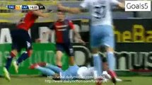 Lucas Biglia Goal Cagliari 1 - 2 Lazio Serie A 4-4-2015