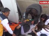 Tır'ın Çarptığı Otomobil Sürücüsü Ağır Yaralandı