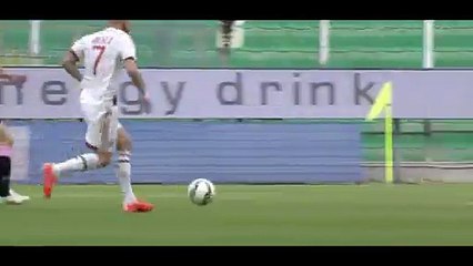Goal Menez - Palermo 1-2 AC Milan - 04-04-2015