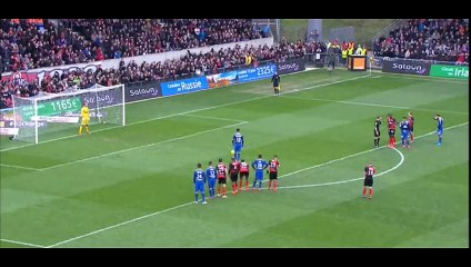 Goal Alexandre Lacazette - Guingamp 0-2 Lyon - 04-04-2015