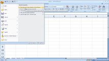 Pin Recent Documents in Excel to the Start Menu or Office Button Menu in Excel 2007