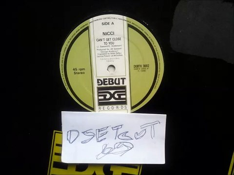 NICCI -CAN'T GET CLOSE TO YOU(RIP ETCUT)DEBUT REC 86