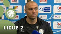 Conférence de presse Tours FC - Châteauroux (1-0) : Gilbert  ZOONEKYND (TOURS) - Cédric DAURY (LBC) - 2014/2015