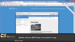 MailDev Serveur SMTP tester vos emails en local