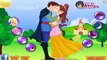 Dress Up Games - Cinderella Kissing Prince - Cinderella Kissing Princess dress up game