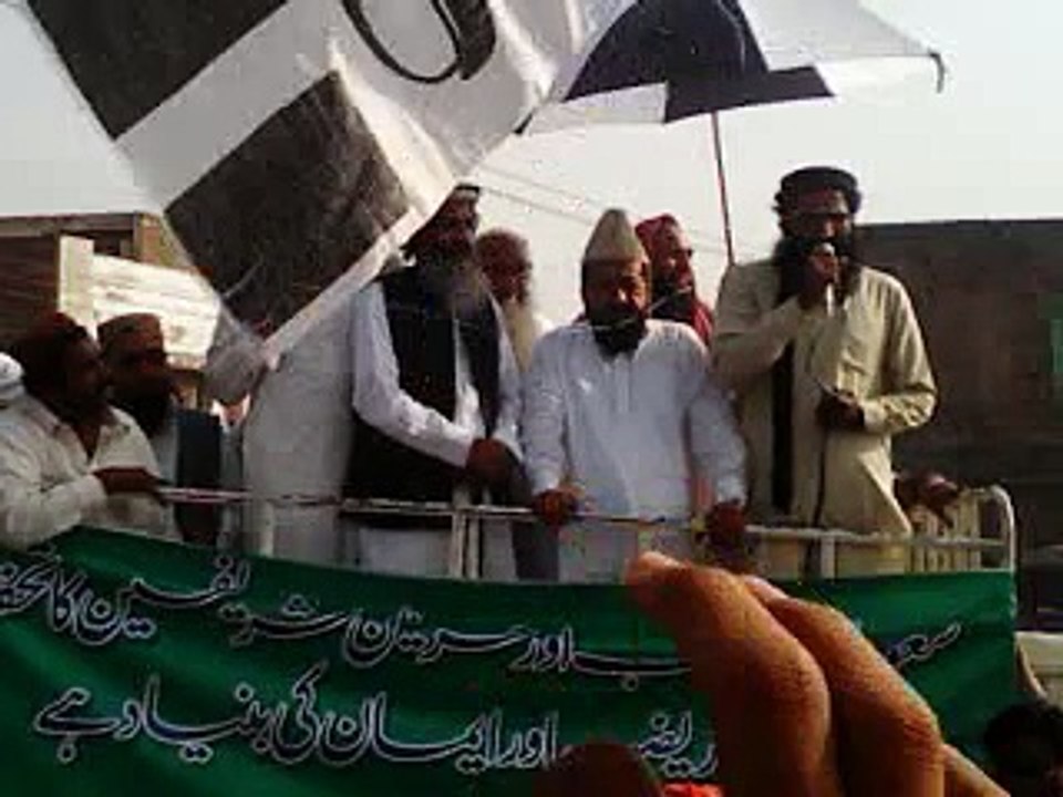 حرمین  شرفین  کے حق میں احتجاج 10