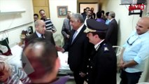 مدير أمن الإسكندرية يزور مصابي العمليات الإرهابية الأخيرة