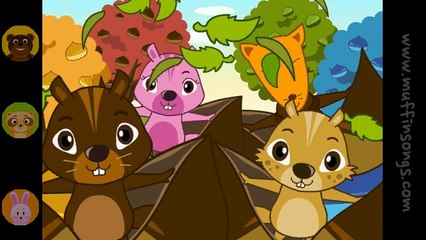 Muffin Songs - Chipmunk Family nursery rhymes & children songs with lyrics