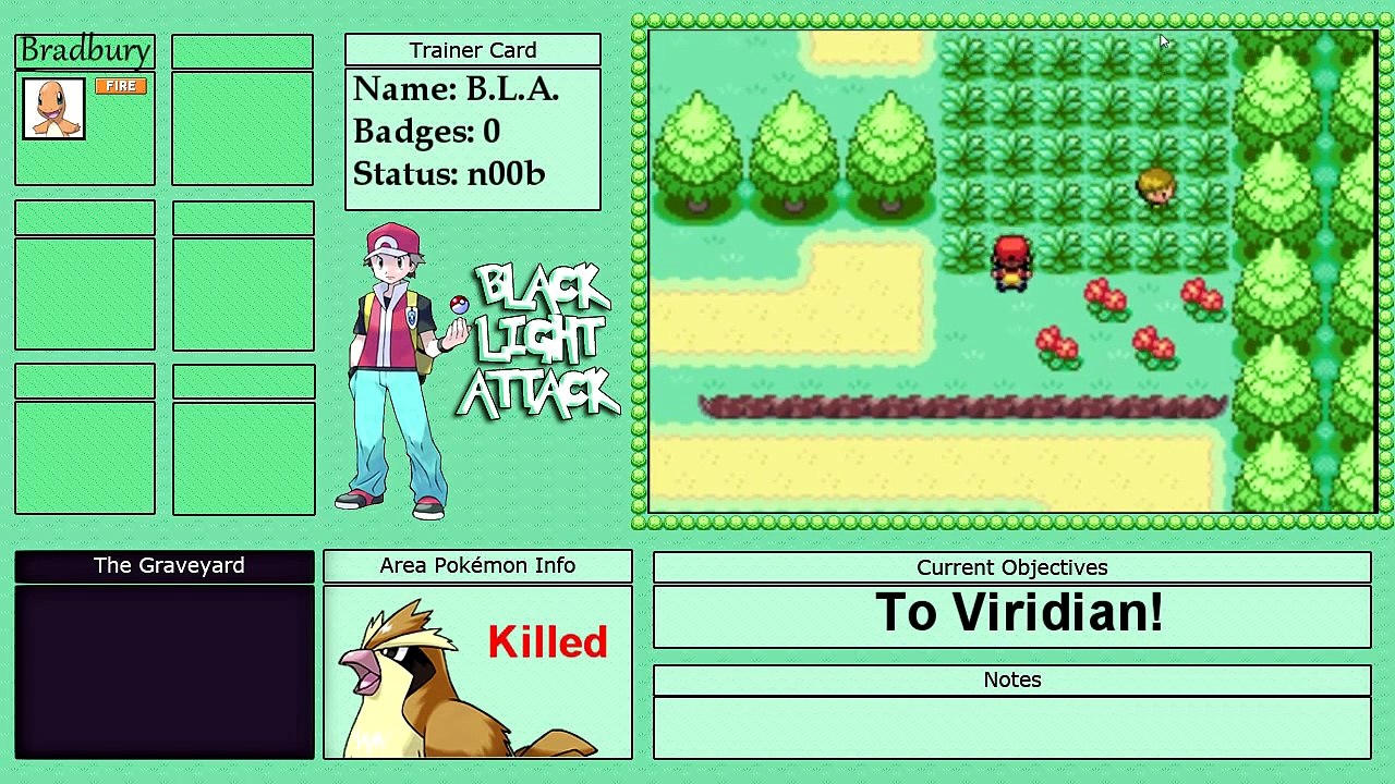 ★ Pokemon - LeafGreen Let's Play #1 - Nuzlocke, ft. BlackLightAttack! - WAY ➚