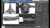 Step by step 3D Studio Max Tutorial Modeling a Fighter plane  Part 3