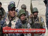 Türk subaylar Iraklı gönüllüleri ve Türkmenleri Musul yakınlarında böyle eğitiyor