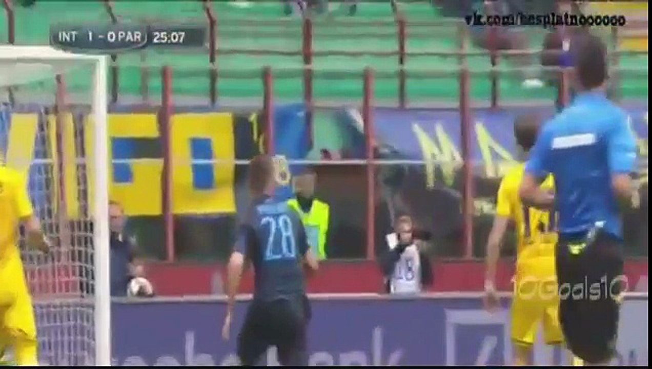 Inter vs Parma 1-1 All Goals & Highlights [4_4_2015] Serie A