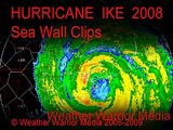 Hurricane Ike Galveston, Texas Seawall Video