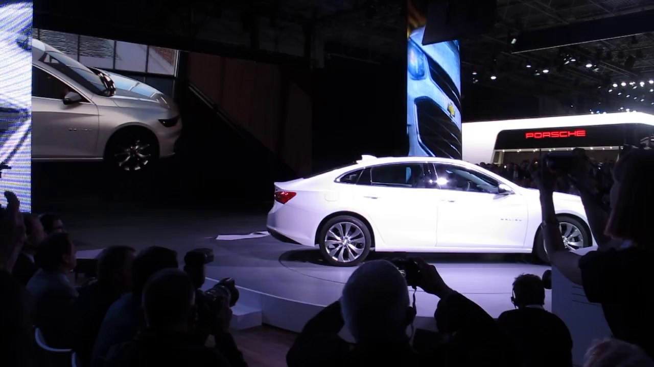 NY Auto Show World Premier of the 2016 Chevy Malibu - Bob Giles NewCarNew.TV