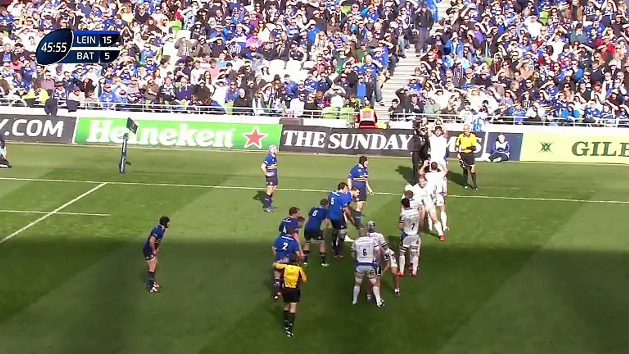 Euro Cup 1/4 Final Leinster v Bath April 4 2015 2nd Half