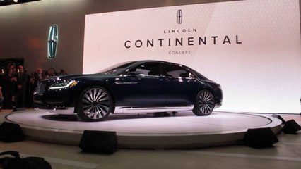 Lincoln Continental Concept Revealed at NYC 2015 Auto Show