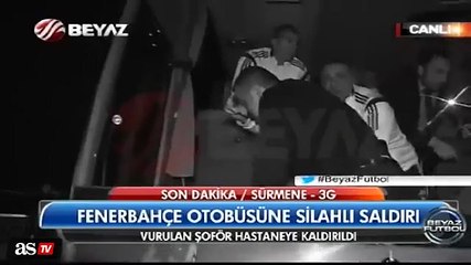 Fenerbahce: balean el bus que llevaba a jugadores y hieren al chofer (VIDEO)