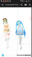 Run devil run gumi + miku   pocket mQo (mmd)